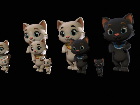Cat8Pack3 3D 모델