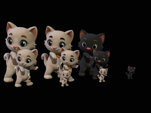 Cat8Pack3 3D 모델