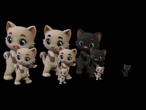 Cat8Pack3 3D Model