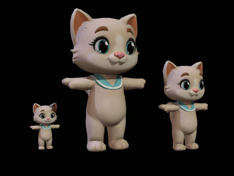 Cat8Pack3 3D Model