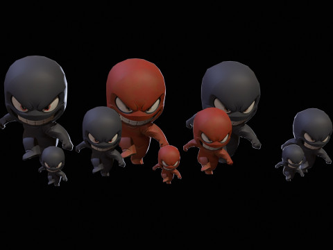 ChibiManiac2Pack1 3D Modell