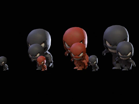 ChibiManiac2Pack1 3D Model