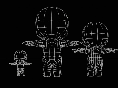 ChibiManiac2Pack1 3D Model