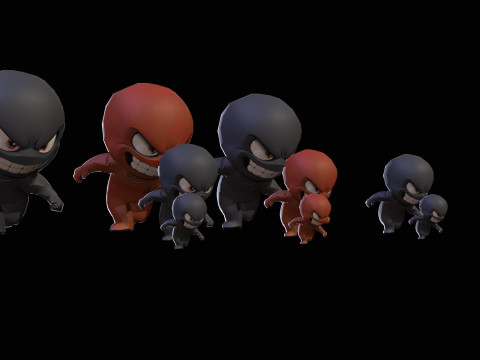 ChibiManiac2Pack1 3D Modell