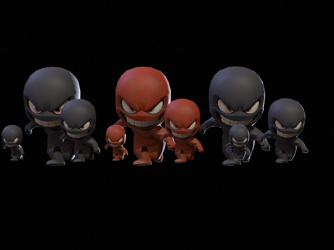 ChibiManiac2Pack1 3D Modell