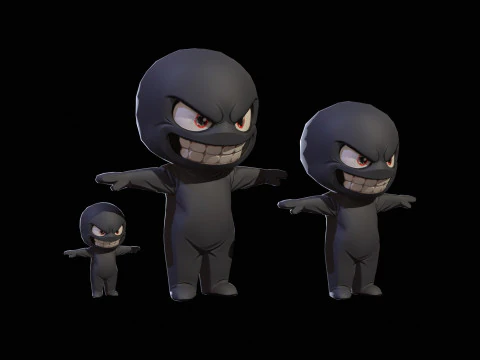ChibiManiac2Pack1 3D Model