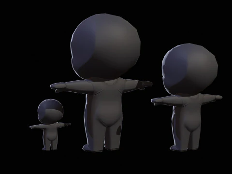 ChibiManiac2Pack1 3D Model