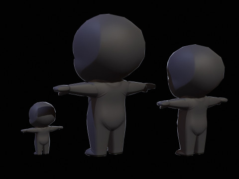 ChibiManiac2Pack1 3D Modell