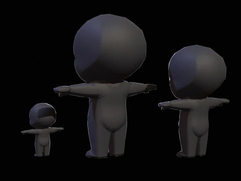 ChibiManiac2Pack1 3D Model