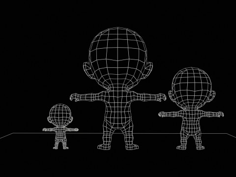 ChibiManiac3Pack1 Modelo 3D