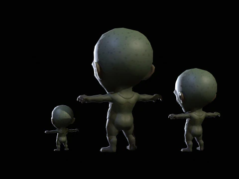 ChibiManiac3Pack1 3D मॉडल