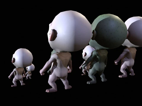 ChibiManiac3Pack1 3D मॉडल