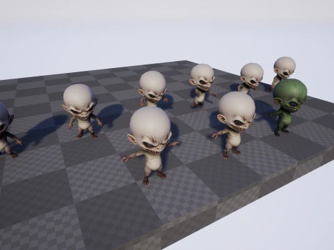 ChibiManiac3Pack1 3D मॉडल