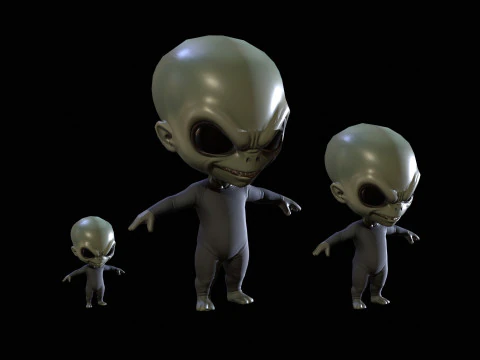 ChibiManiac4Pack1 3D Model