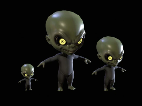 ChibiManiac4Pack1 3D Model