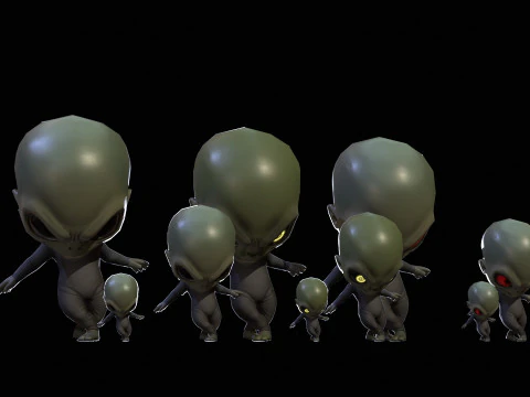 ChibiManiac4Pack1 3D Model