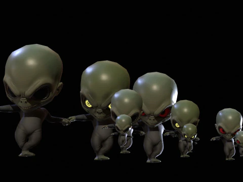 ChibiManiac4Pack1 3D Model