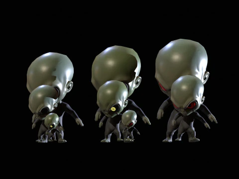 ChibiManiac4Pack1 3D Model