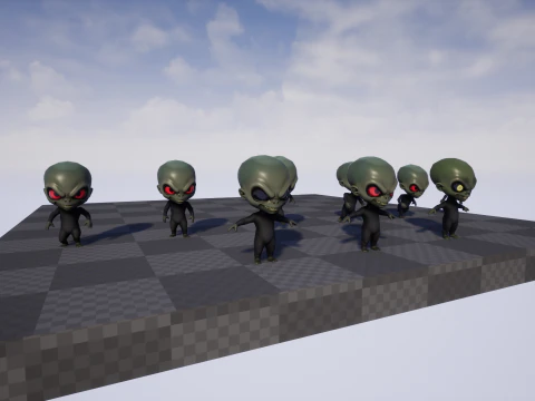 ChibiManiac4Pack1 3D Model