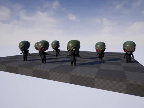 ChibiManiac4Pack1 3D Model