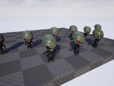 ChibiManiac4Pack1 3D Model