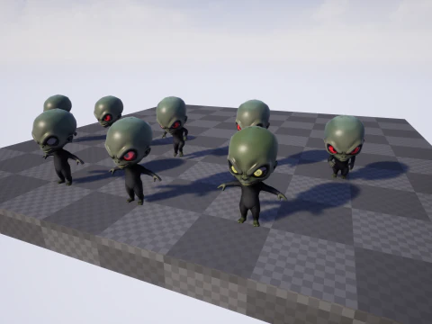 ChibiManiac4Pack1 3D Model