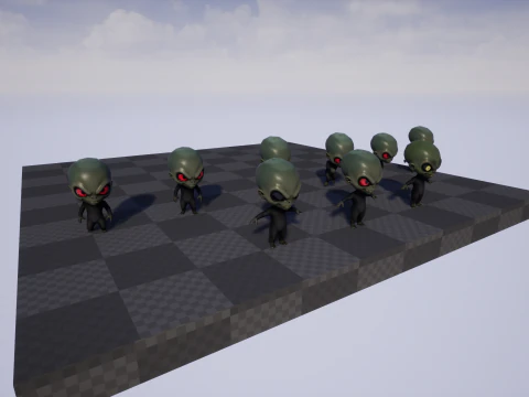 ChibiManiac4Pack1 3D Model