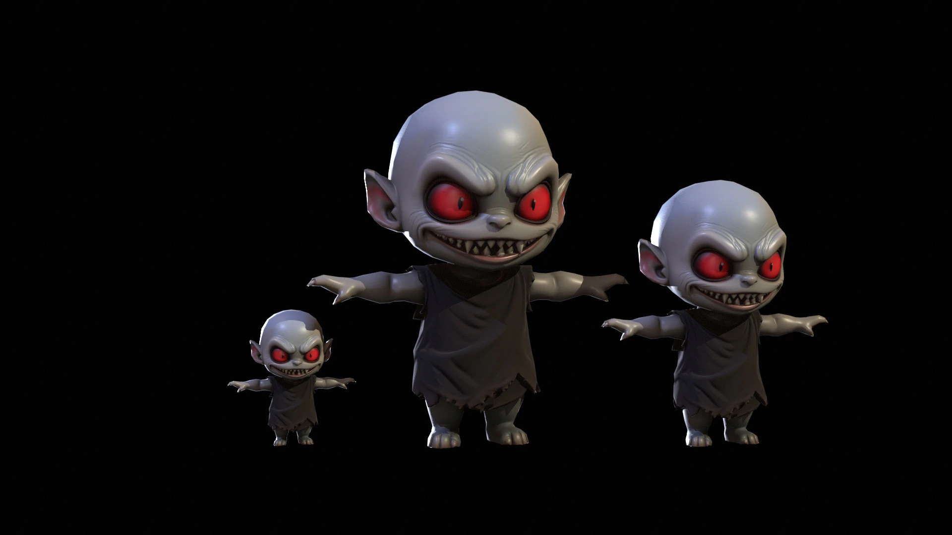 ChibiManiac5Pack1 Modelo 3D .c4d .max .obj .3ds .fbx .stl .blend 