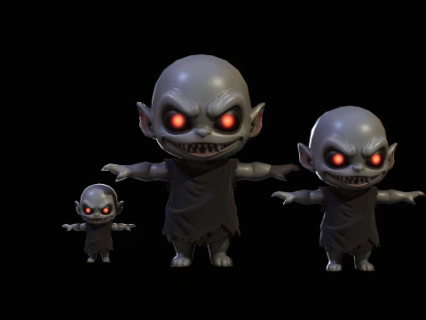ChibiManiac5Pack1 Modelo 3D