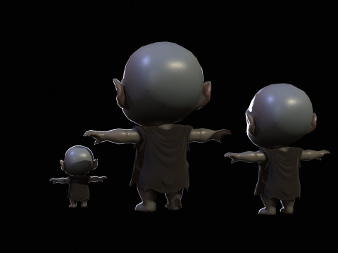 ChibiManiac5Pack1 Modèle 3D