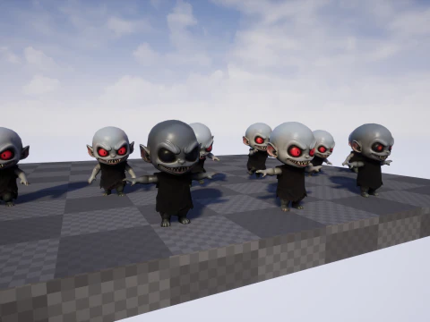 ChibiManiac5Pack1 Modelo 3D