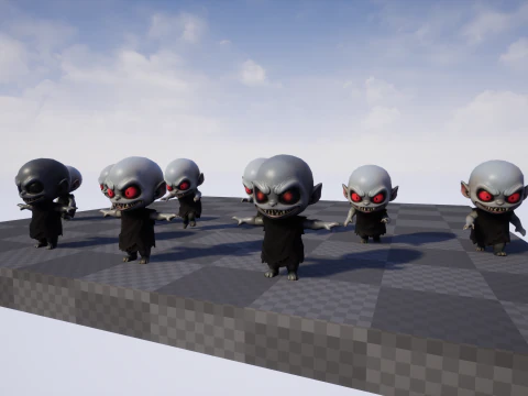 ChibiManiac5Pack1 Modelo 3D