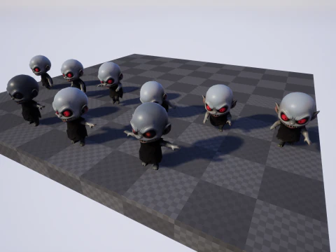 ChibiManiac5Pack1 Modelo 3D