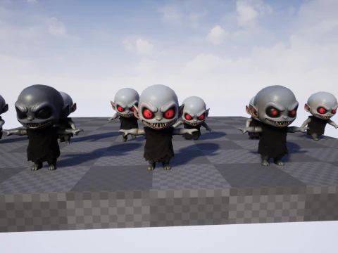 ChibiManiac5Pack1 Modelo 3D