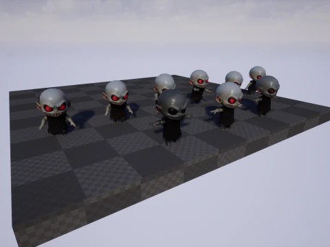 ChibiManiac5Pack1 Modelo 3D