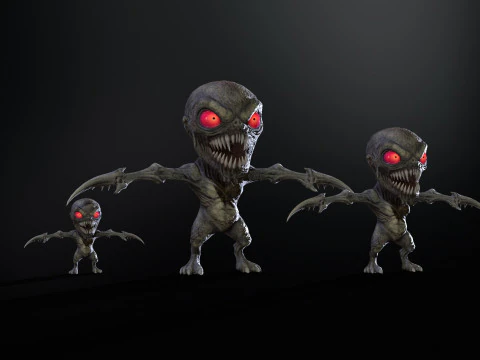 Minimonster1Pack1 3D Model
