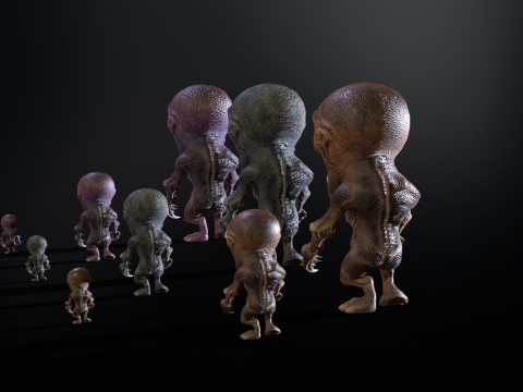 Minimonster1Pack1 3D Model