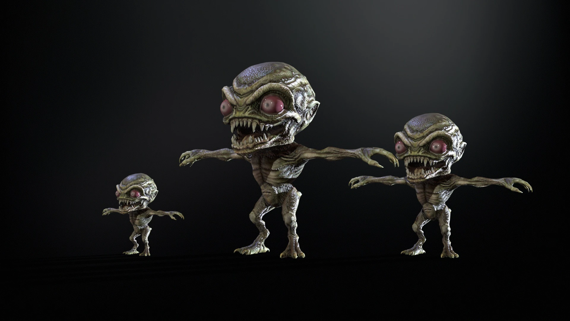 Minimonster2Pack1 3D Model .c4d .max .obj .3ds .fbx .stl .blend 