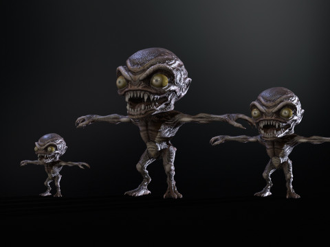 Minimonster2Pack1 3D Model