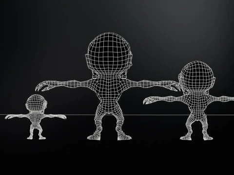 Minimonster2Pack1 3D Model