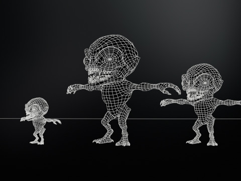 Minimonster2Pack1 3D Model