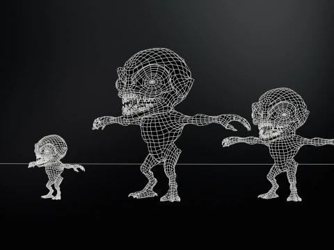 Minimonster2Pack1 3D Model