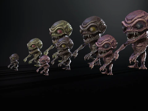 Minimonster2Pack1 3D Model