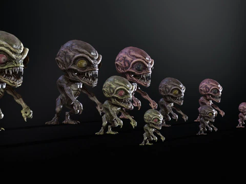 Minimonster2Pack1 3D Model