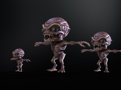 Minimonster2Pack1 3D Model