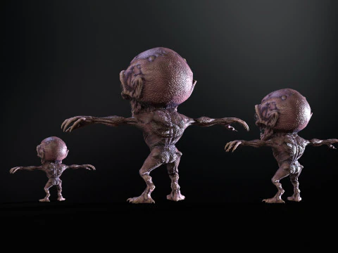 Minimonster2Pack1 3D Model