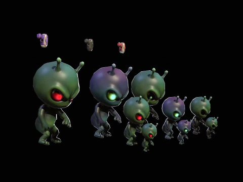 ChibiManiac7Pack1 Modello 3D