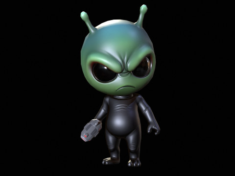 ChibiManiac7Pack1 3D Model