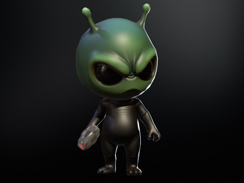 ChibiManiac7Pack1 3D Model
