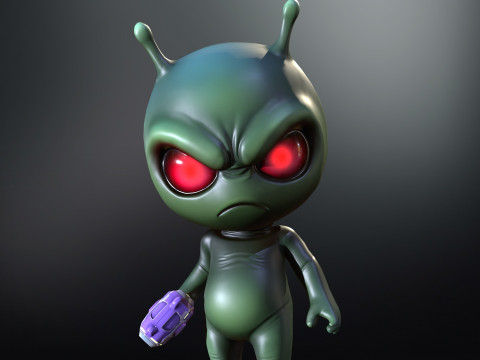 ChibiManiac7Pack1 3D Model